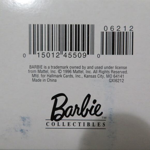 Hallmark Holiday Barbie Vintage Ornaments Set of 2 1996 1997 - Picture 3 of 5